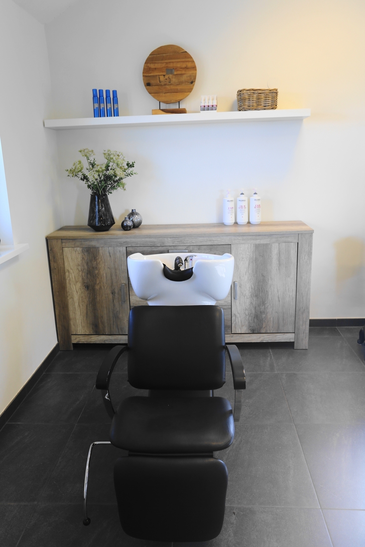 Kappersstoel in de salon